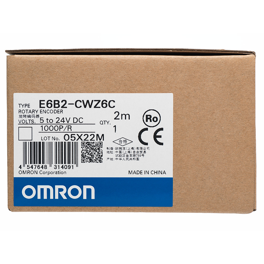 Omron Encoder E6B2-CWZ6C ตัวเข้ารหัสแบบหมุนได้ 1,000P 360P