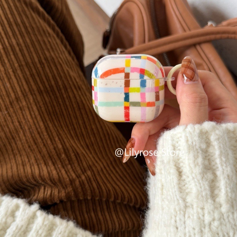 เคสสําหรับ AirPods Pro3 [2025] AirPods Pro2 Pro 4 3 2 1 หูฟังไร้สาย Apple หูฟังหูฟังป้องกันสีสัน Dop