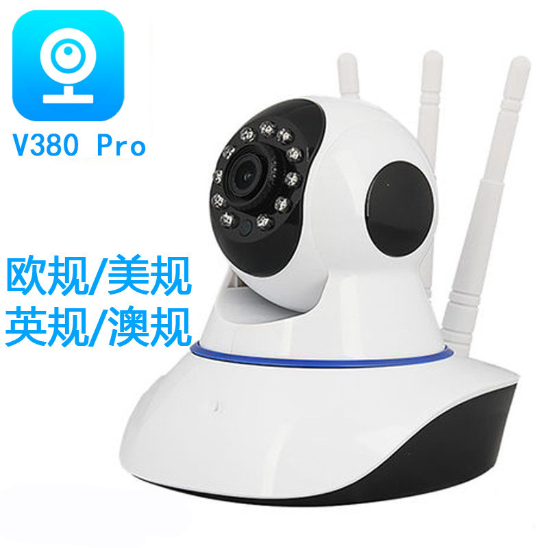 ความคมชัดสูง V380 Pro กล้อง IP WIFI Camera กล้องวงจรปิดแบบหมุนและเอียงสำหรับหัวล้าน