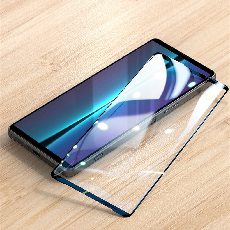 (2 ชิ้น) สําหรับ Sony Xperia 10 VII 5 VII 1 VII กระจกนิรภัยป้องกันหน้าจอ 3D กระจกโค้งสําหรับ Sony Xp