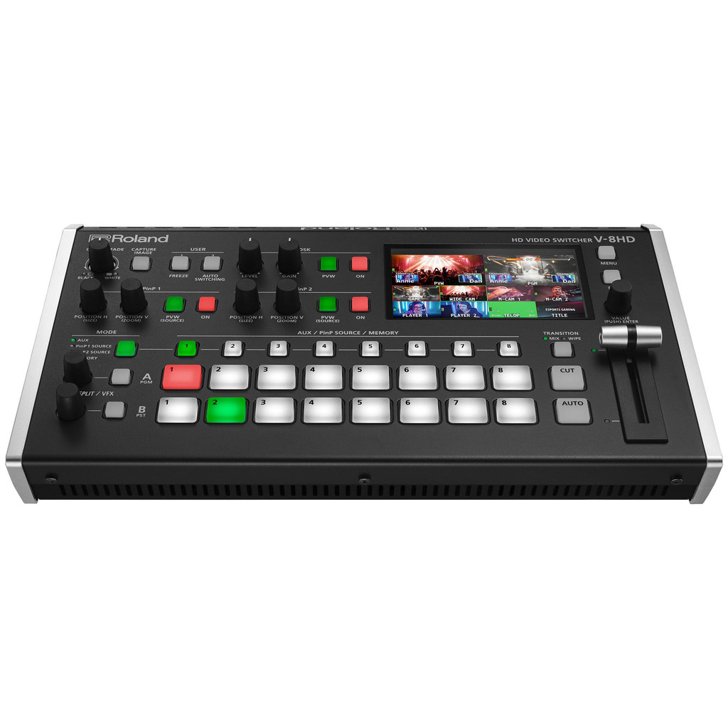 โรแลนด์ Roland HD Video Switcher V-8HD HDMI 8 ช่องสัญญาณเข้า/3 ช่องสัญญาณออก สำหรับถ่ายทอดสด/ประชุม/