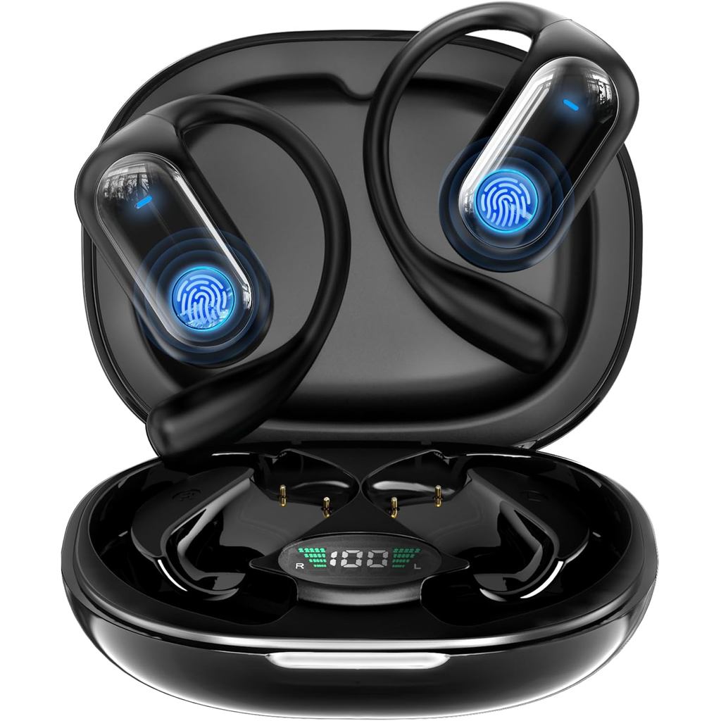 168 ภาษา AI การแปลหูฟัง, บลูทูธ 5.4 หูฟังผู้แปล, 4-ใน-1 โหมดสมาร์ทหน้าจอสัมผัสหูฟังเรียลไทม์ พอดี ไอ