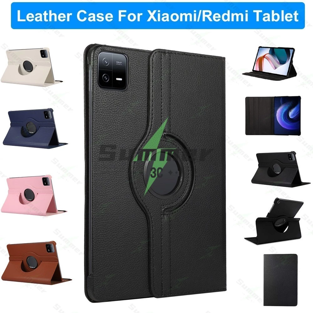 เคสหมุนได้ 360°สำหรับ Redmi Pad SE 11 SE 8.7 Pad Pro 12.1 Pad 2 2025 สำหรับ Xiaomi Poco Pad 12.1 Pad 8 7 6 5 7 Pro 6 Pro