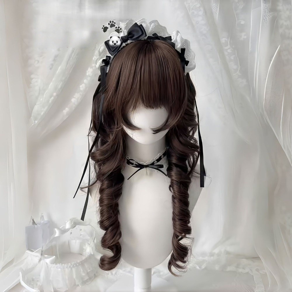 วิกผมแมงกะพรุนหัวเจ้าหญิง สไตล์โลลิต้า ทนความร้อน ใช้งานได้ทุกวัน - รูปที่ 5