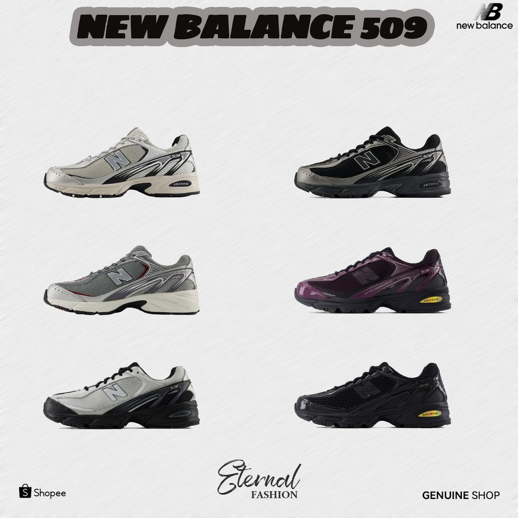 ️New Balance 509 แท้100% (U509C1/U509D1/U509BG/U509E1/U509B1) NB509 รองเท้ากีฬา สำหรับผู้ชายและผู้หญ