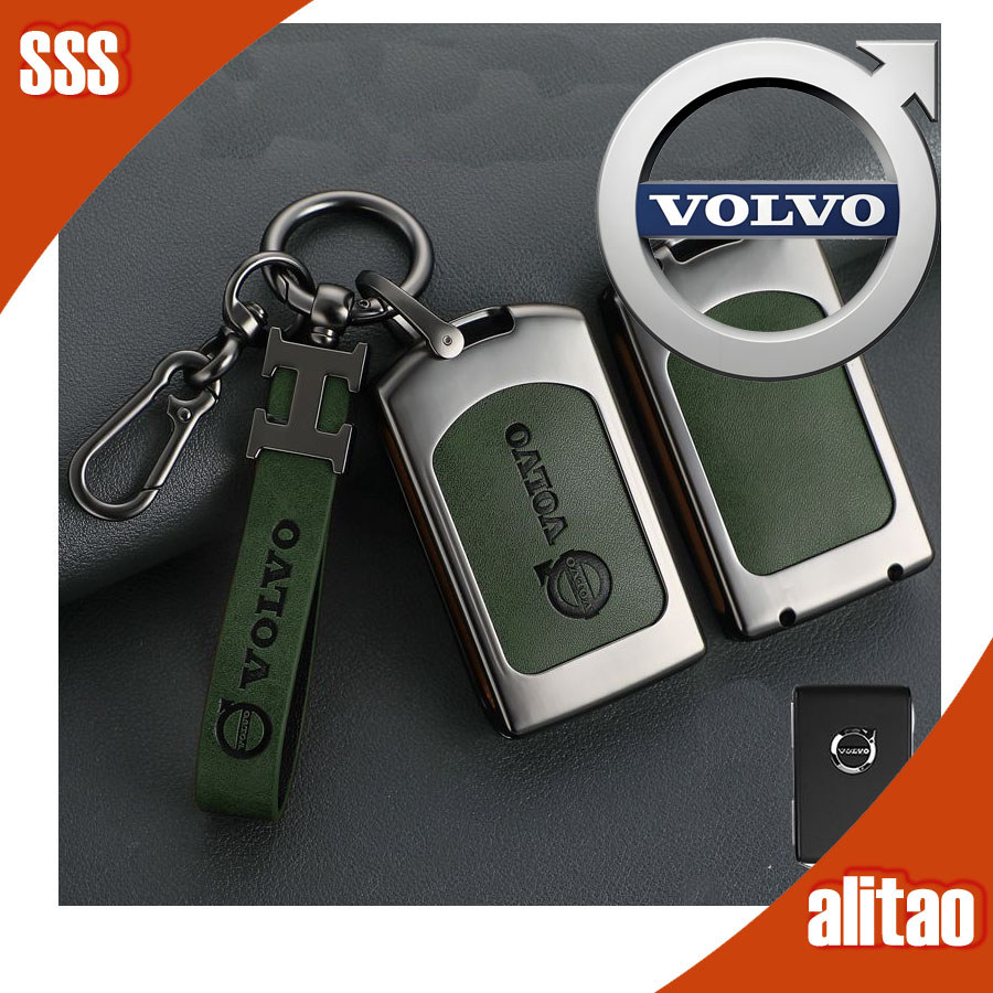 [READY]VOLVO Leather Surface Metal Frame Key shell Adaptation VOLVO EX30 V60 XC40 XC60 V60 940 S60 S