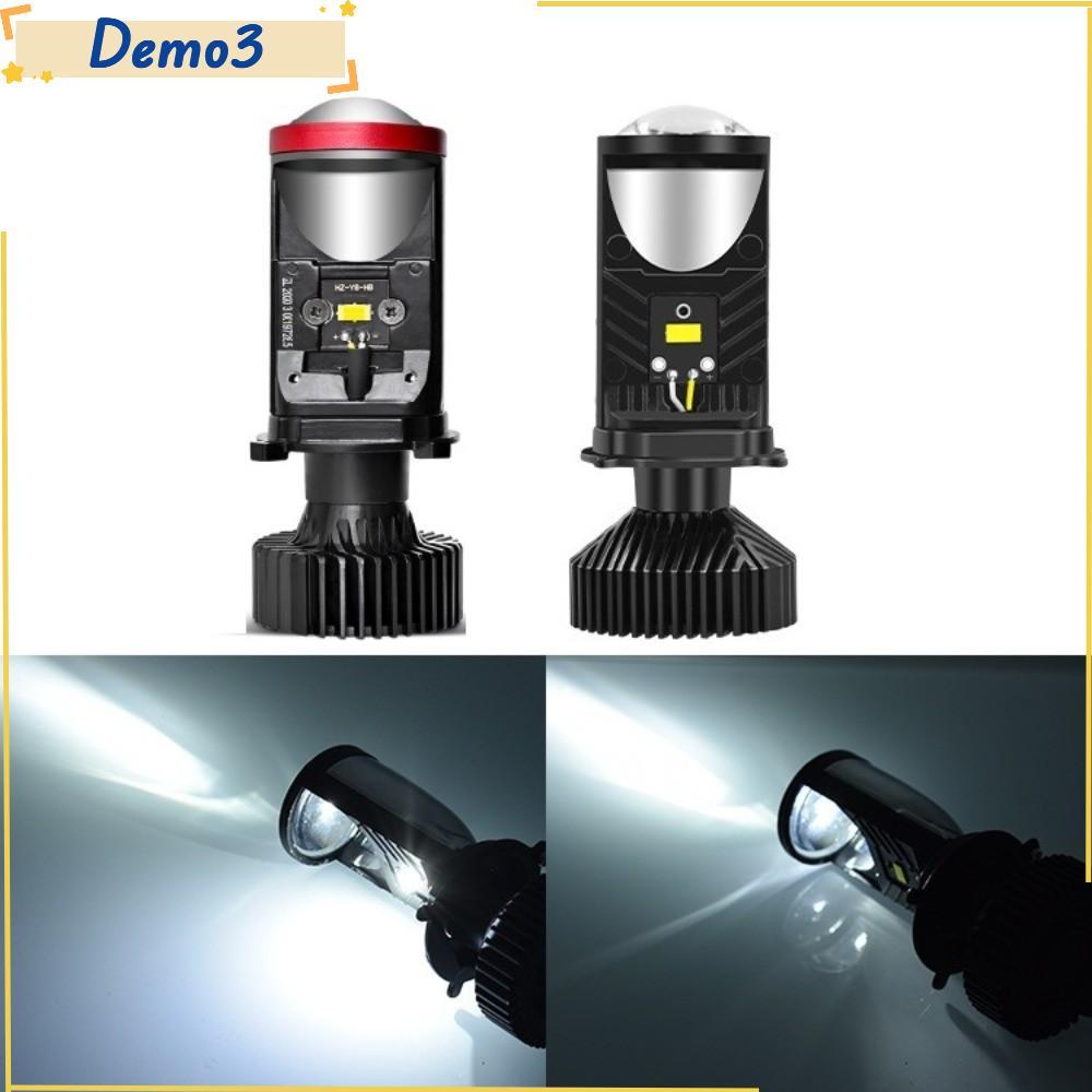 [DEMO3] หลอดไฟ LED H4, Y7D 6500K Bi Canbus, High Low Beam Mini Lens Projector Lens Auto Car Lamps Fa
