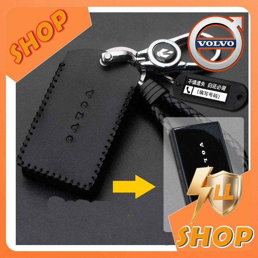 [READY]VOLVO EX30 Leather Surface Key shell volvo ex30 Half-pack Key Case Car Smart Key Protection B