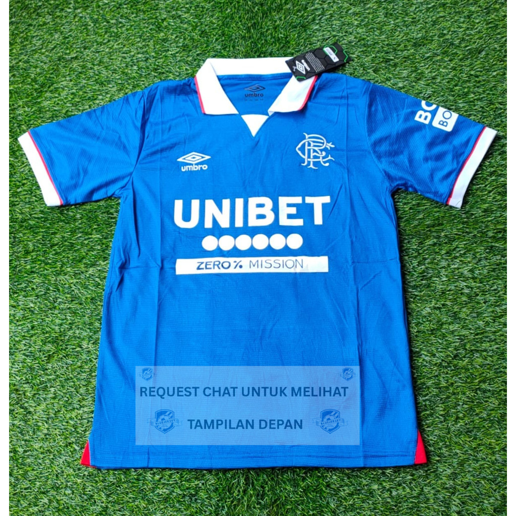 RANGERS HOME FOOTBALL JERSEY 2025/2026 FANS VERSION ใหม่