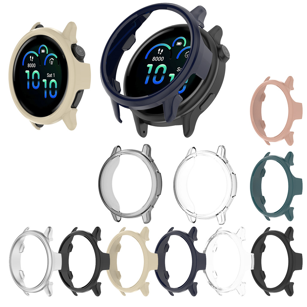 PC และ Soft Tpu กรณีสําหรับ Garmin Vivoactive 6 5/Vivoactive6/Vivoactive5 สมาร์ทนาฬิกา Hard ป้องกันกันชนกรอบ Shell Protector