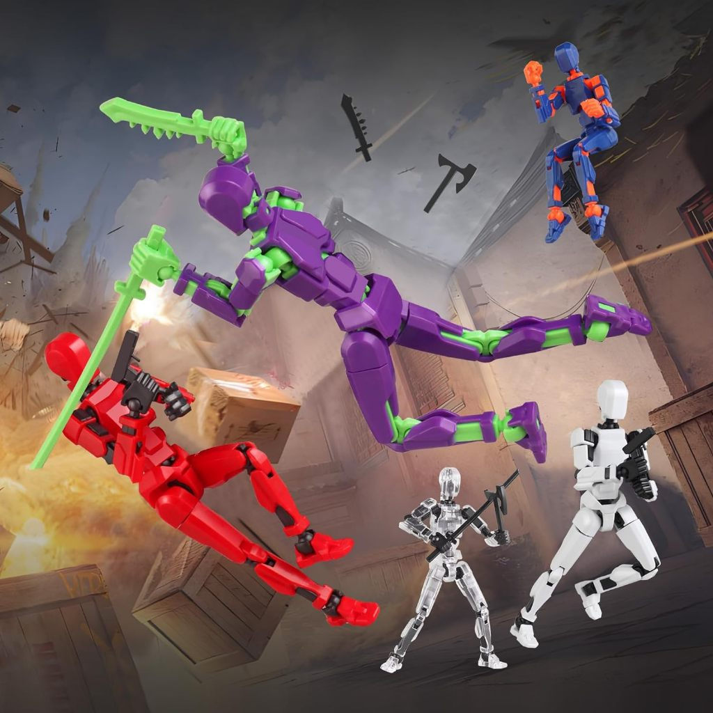 [Meow.sensei]Lucky13 Dummy Articulated Joints360Degree3D ของเล่นโมเดล