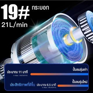 Celoglo ปั๊มลมพกพาไร้สาย ระบบ Hybrid /Aero Boost เครื่องปั้มลม ที่สูบลมไร้สายใช้กับรถยนต์/มอไซค์ ประกัน 1 ปี
