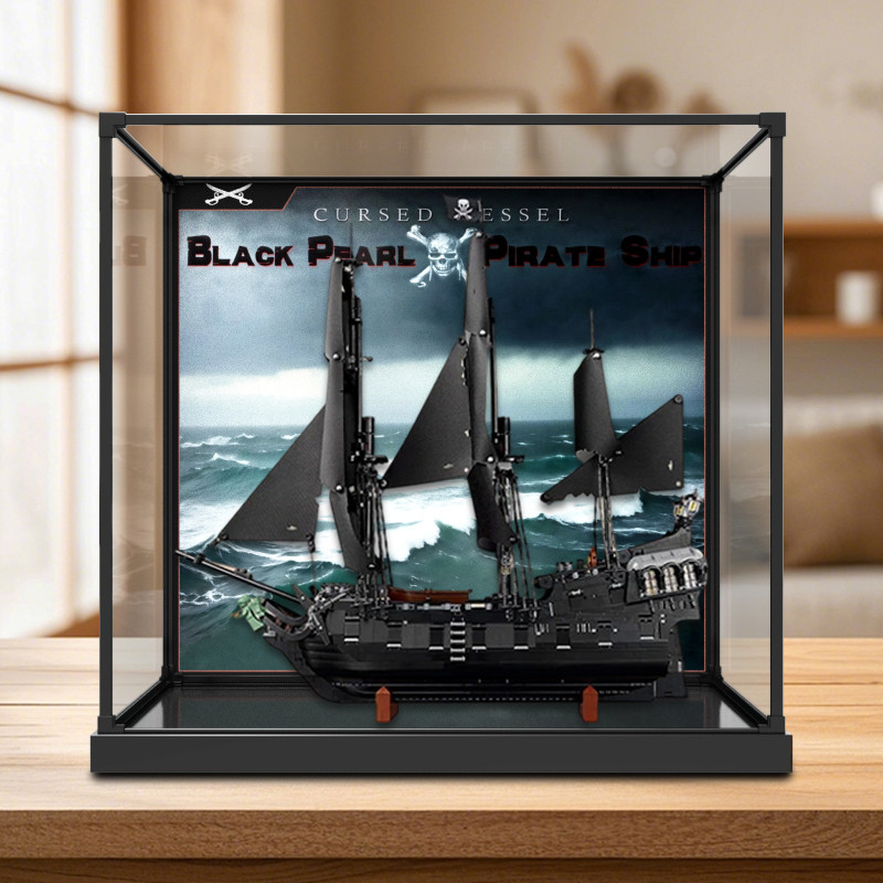 [ไม่รวมรุ่น] เหมาะสําหรับ Lego 10365 Pirates of the Caribbean Black Pearl Building Block กรอบโลหะผสม