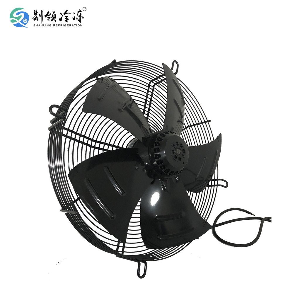 มอเตอร์พัดลมเครื่องปรับอากาศโรเตอร์ภายนอกเสียงรบกวนต่ํา Axial Cold Storage Low Light พัดลมน้ําเย็นพั