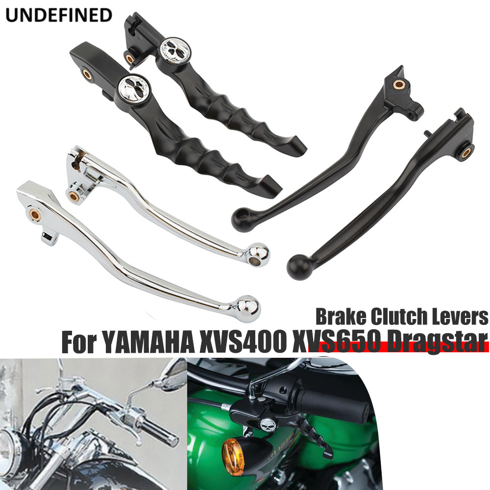 UN สำหรับ YAMAHA XVS400 XVS650คลัทช์เบรค Dragstar XVS 400 1996-2002 V-Star XVS 650 1997-2002กะโหลกศี