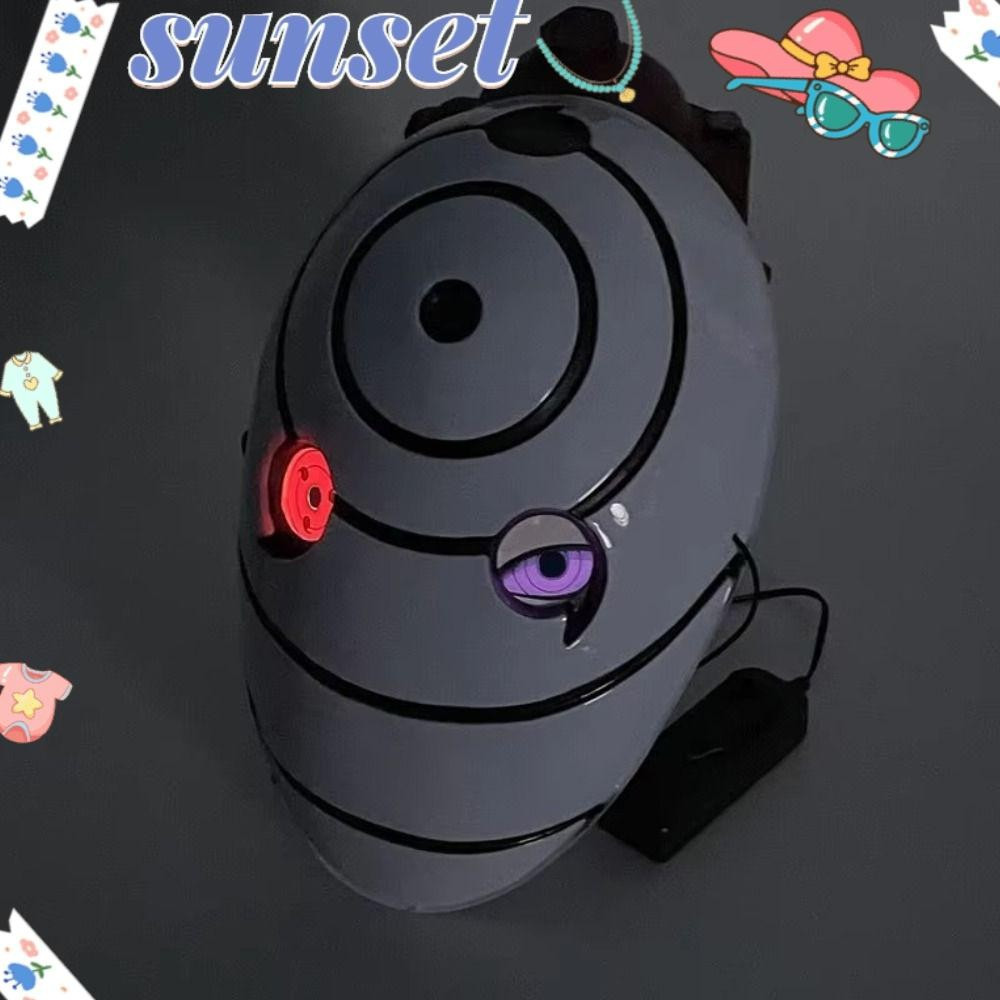 Naruto Brilliant, Tobi Sharingan Dramatization Face Mask, Uchiha Obito Japanese Anime White