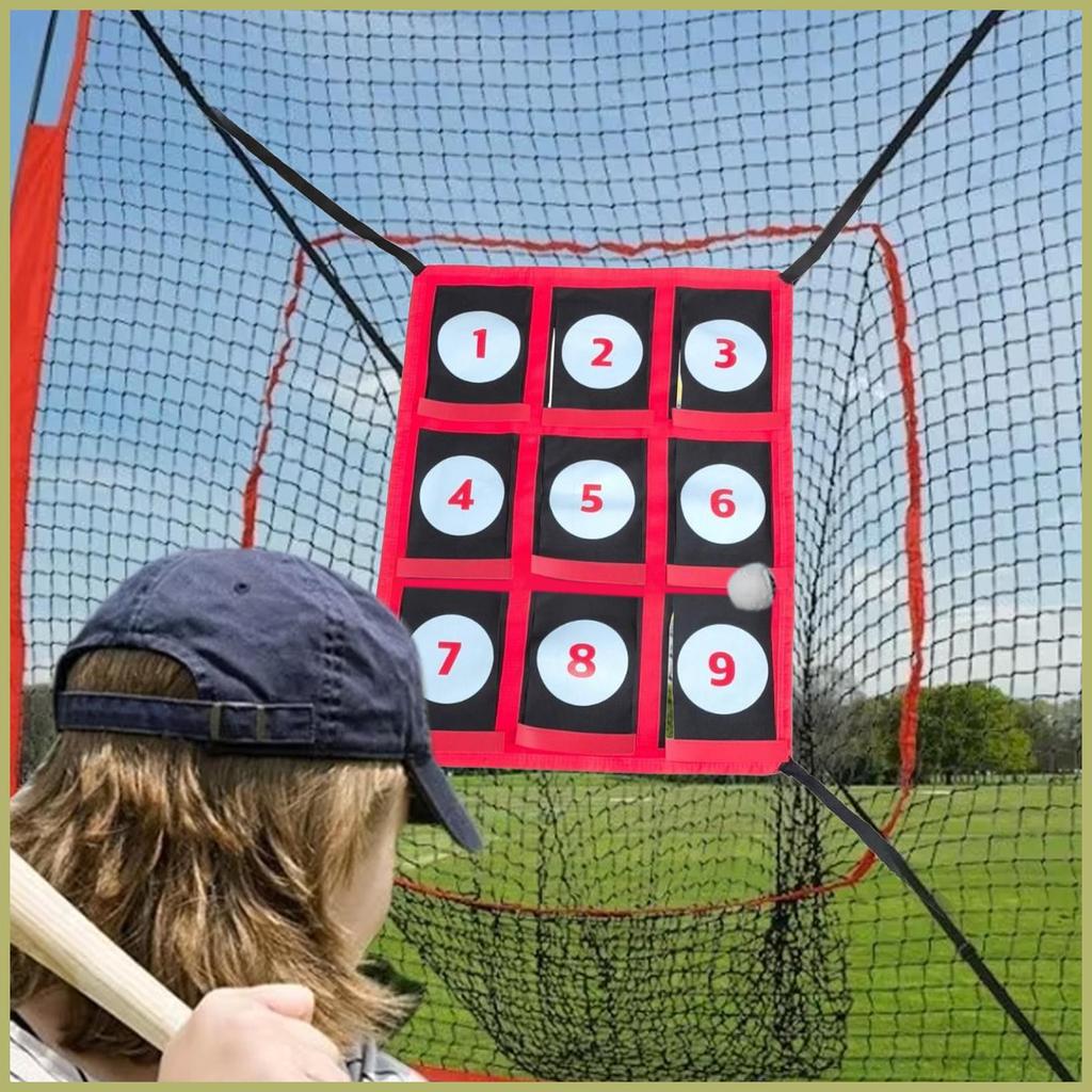 Pitching Target Strike Zone Baseball Softball Pitch Training Numbered 9-Hole Pitching Trainers สําหร