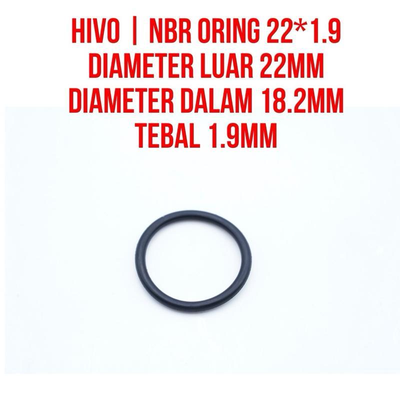 Oring 1.9x18.2 1.9*18.2 1.9 x 18.2 Seal Sil NBR70 ความหนา 1.9 มม. เส้นผ่านศูนย์กลางภายใน 18.2 มม. ทน