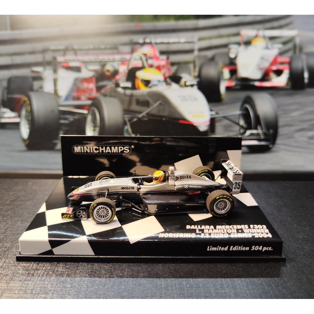 F3 Racing Model 1: 43 Mini Cut F302 Hamilton Dallara Championship F3 European Series Championship 20