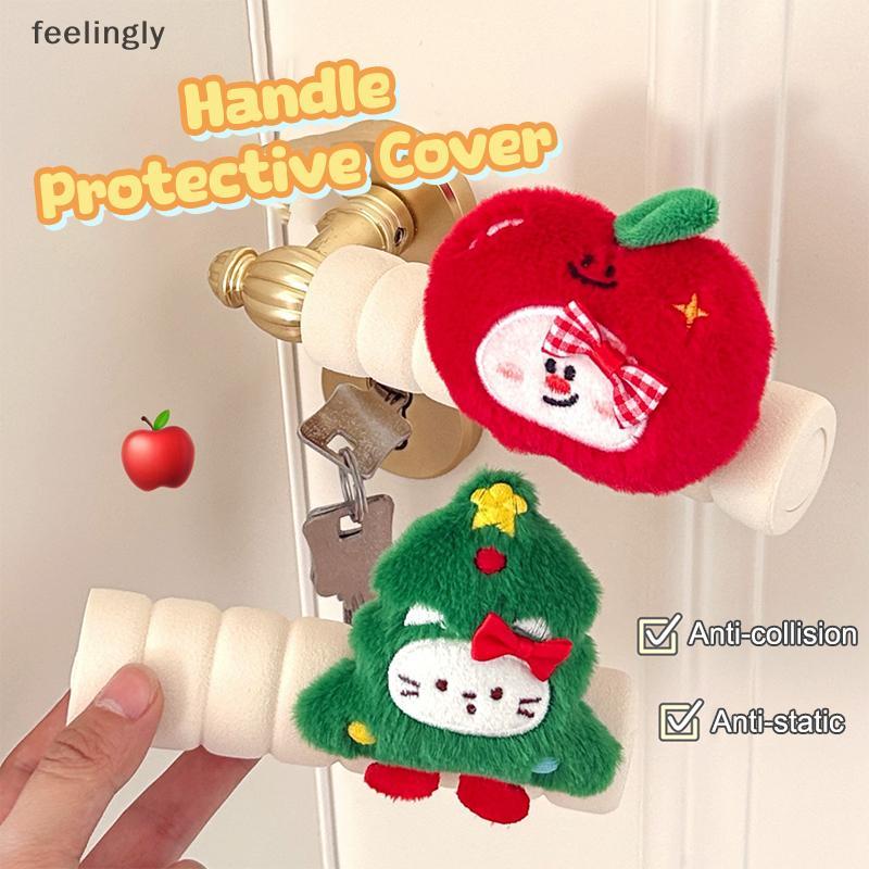 {S&H พ.ย.} เทศกาลซานตาคลอส Xams Snowman แขนมือจับประตูตกแต่งบ้านผ้านุ่มคริสต์มาสลูกบิดประตู {TH}
