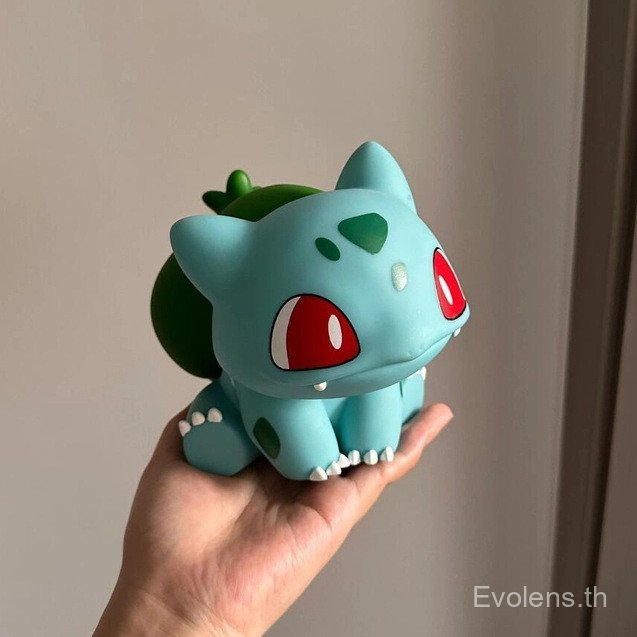 Pokémon Pokémon Frog Seeds อินเทรนด์เล่นการ์ตูนโมเดลฟิกเกอร์น่ารักทางเข้าห้องนั่งเล่นเดสก์ท็อปตกแต่งของขวัญตกแต่ง