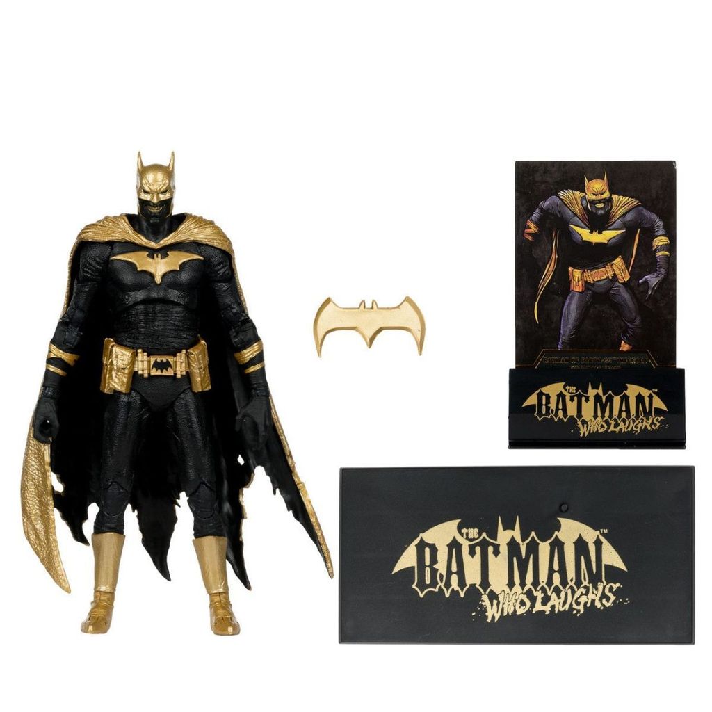 20 ซม. Laughing Batman Figure Nightmare Black Gold Edition Collection Action Figure Model Injustice 