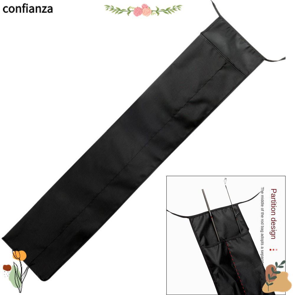 ฝาครอบคันเบ็ด CONFIANZA, กระเป๋าใส่คันเบ็ดกันน้ําแบบหนา, กระเป๋าเก็บของที่ทนทานต่อการสึกหรอของร้อนถุงป้องกันคันเบ็ดแบบนุ่ม