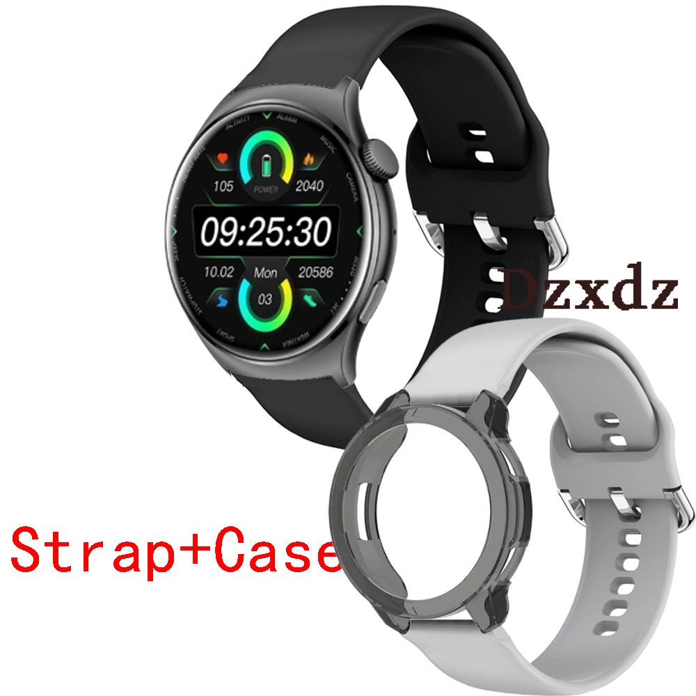 ฝาครอบ + สายซิลิโคนสําหรับ GOOJODOQ FB039 FB060 สายรัดข้อมือแบบสปอร์ตแบบนุ่มสําหรับ GOOJODOQ FB027 กรณีสมาร์ทนาฬิกาสร้อยข้อมือ – โปรปัง
