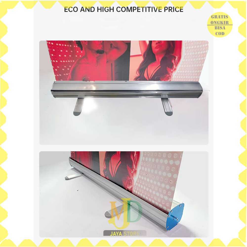 FIRSTLY Standing Banner Frame Roll Up Poster Display 80x200cm - YLB-004 -MJD-
