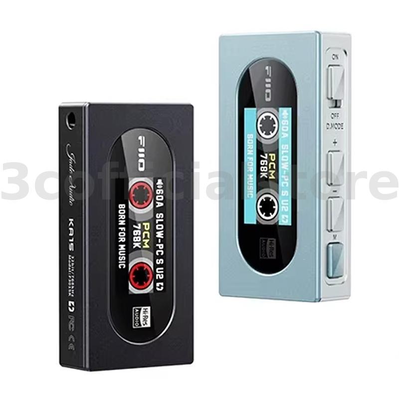 FiiO KA15 แบบพกพา USB DAC AMP เครื่องขยายเสียงหูฟัง Dongle เดสก์ท็อปโหมด Hi-Res Audio Dual CS43198 ช