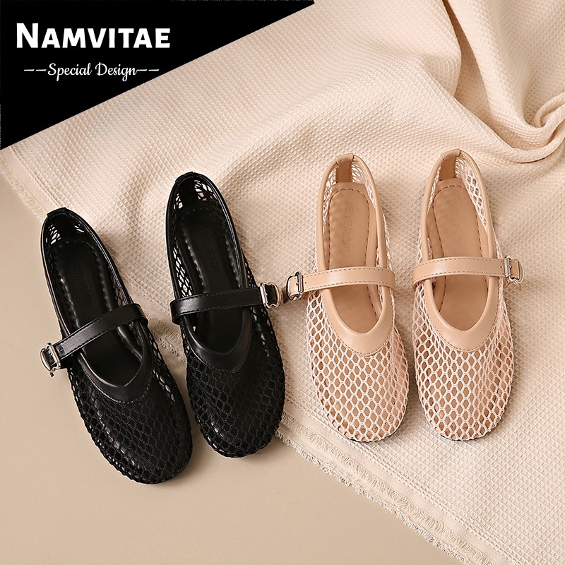Namvitae รองเท้าแตะผู้หญิงแฟชั่นระบายอากาศสบาย