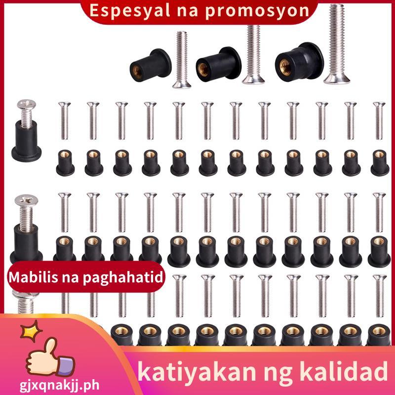 36 คู่/M5/M6 Neoprene Well Nuts ยาง Well Nuts สแตนเลสสกรู Kayak ทองเหลืองทองแดง Bolts Well ชุดgjxqna