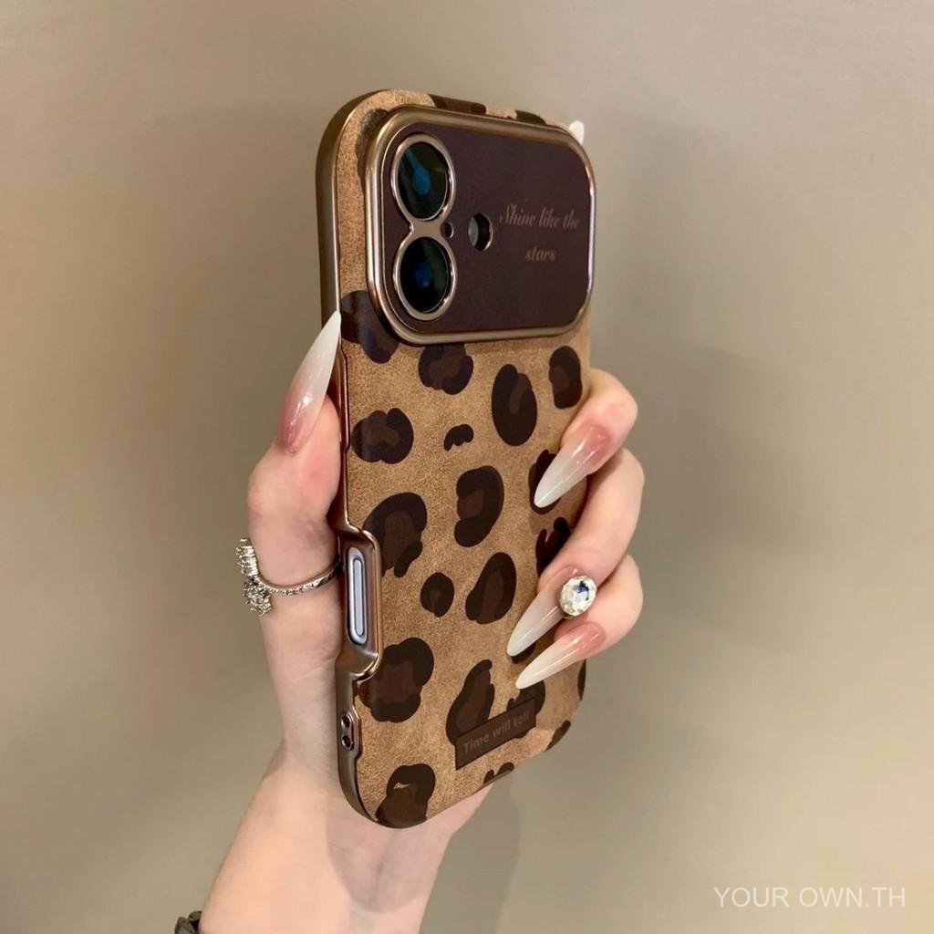 เคสโทรศัพท์ รูปแบบพิมพ์ลายเสือดาวคลาสสิกเหมาะสําหรับ ไอโฟน1412131116171515PROMAX11PROMAX14PRO15PRO13