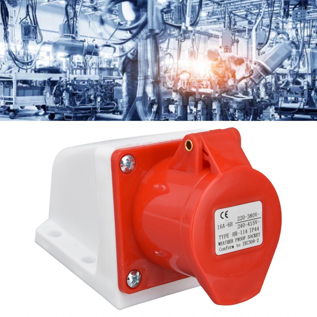 CEE Outlet Socket อุตสาหกรรม IP44 สำหรับกลางแจ้ง