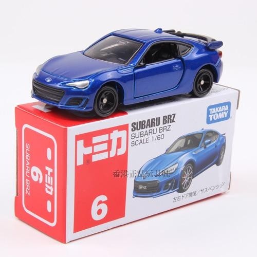 Tomica 06 Subaru Brz 1/60 Diecast Car Model 879510