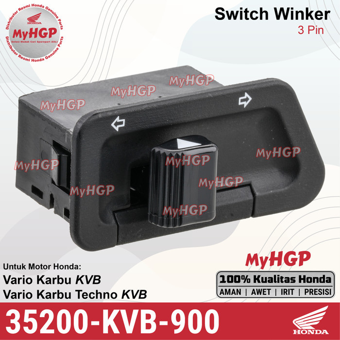 35200KVB900 Vario 110 คาร์บูเรเตอร์/Techno CBS สวิตช์ไฟเลี้ยว 35200-KVB-900