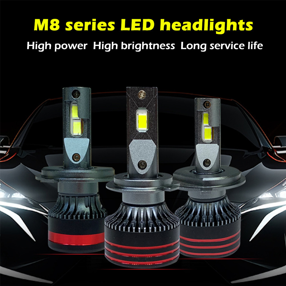 H4 H11 H8 H9 9005 9006 ไฟ LED รถยนต์ที่สว่างเป็นพิเศษ 6000K IP68 Universal