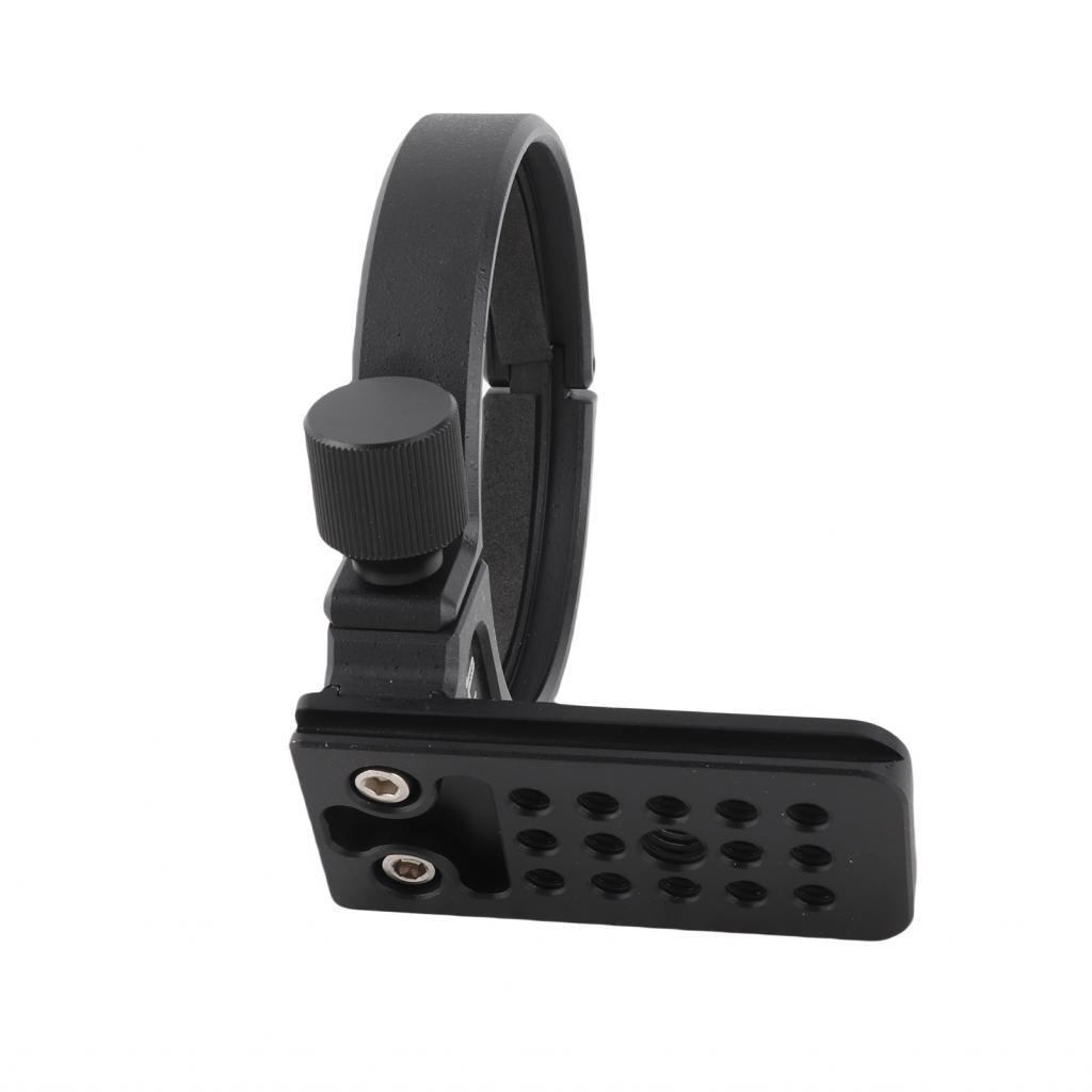 Treee JLwin JL-23 82 มม. วงแหวนยึดขาตั้งกล้องพร้อมแผ่นปลดเร็ว 80 มม. 1/4 นิ้ว & 3/8ใน รูเกลียวเข้ากั