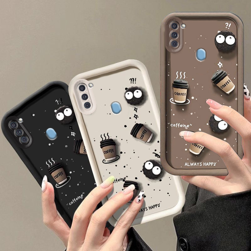 เคส Samsung a11 เคส Samsung m11 เคสโทรศัพท์ถ้วยกาแฟ 3D สําหรับ