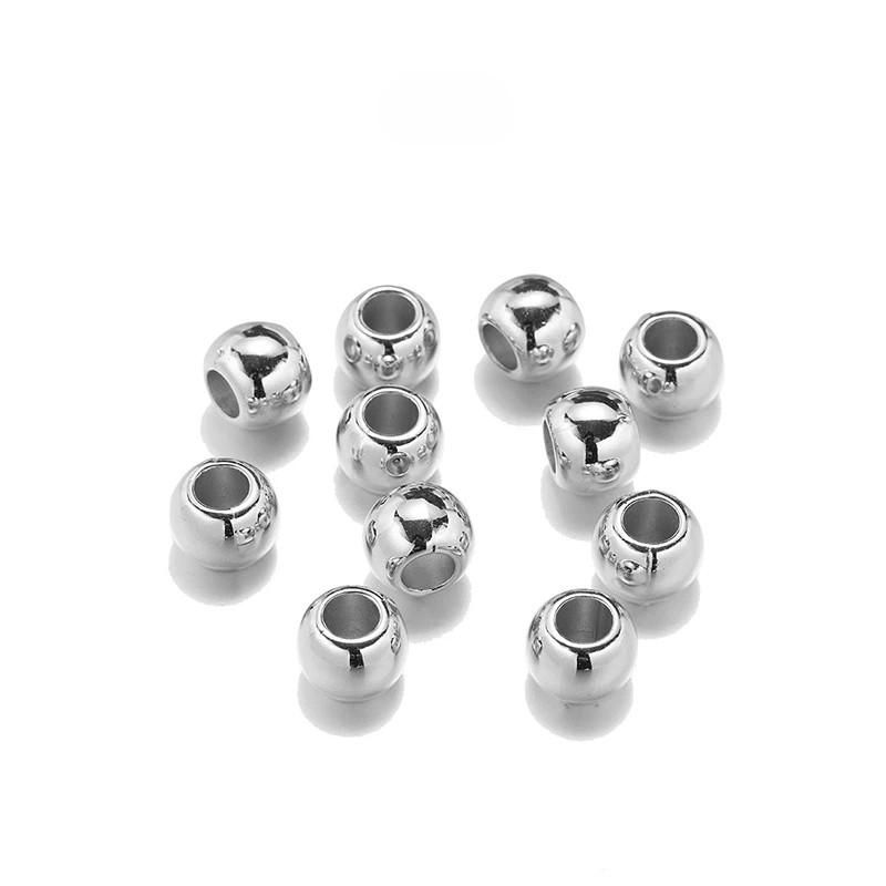 ลูกปัดสเปเซอร์ขนาดใหญ่ สำหรับทำสร้อยข้อมือและสร้อยคอด้วยตนเอง วัสดุแฮนด์เมด - รูปที่ 2