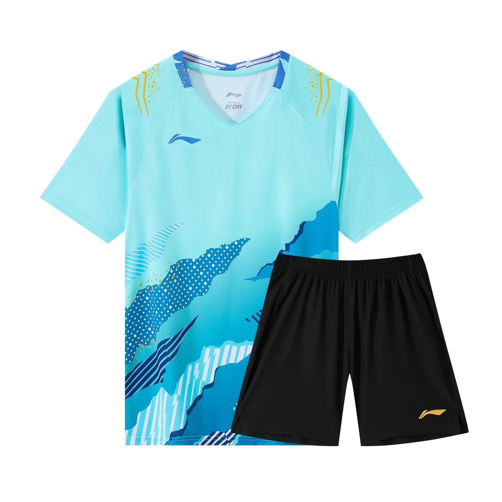 ชุดออกกำลังกายพรีเมียม 2 ชิ้น เสื้อยืดกางเกงขาสั้นสำหรับยิมและกีฬา | สะดวกสบายสำหรับทุกเพศ