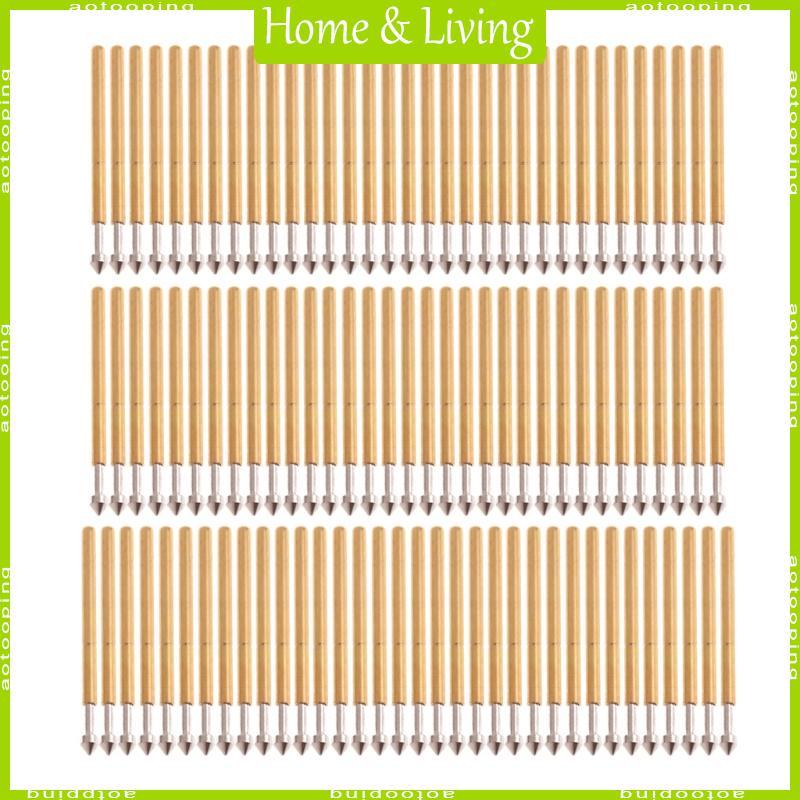 AOTOO 16 มม.รอบหัว Pin P75-E2 ฤดูใบไม้ผลิ Test Probe Pogo Pin เครื่องมือทดสอบสําหรับ PCB Test