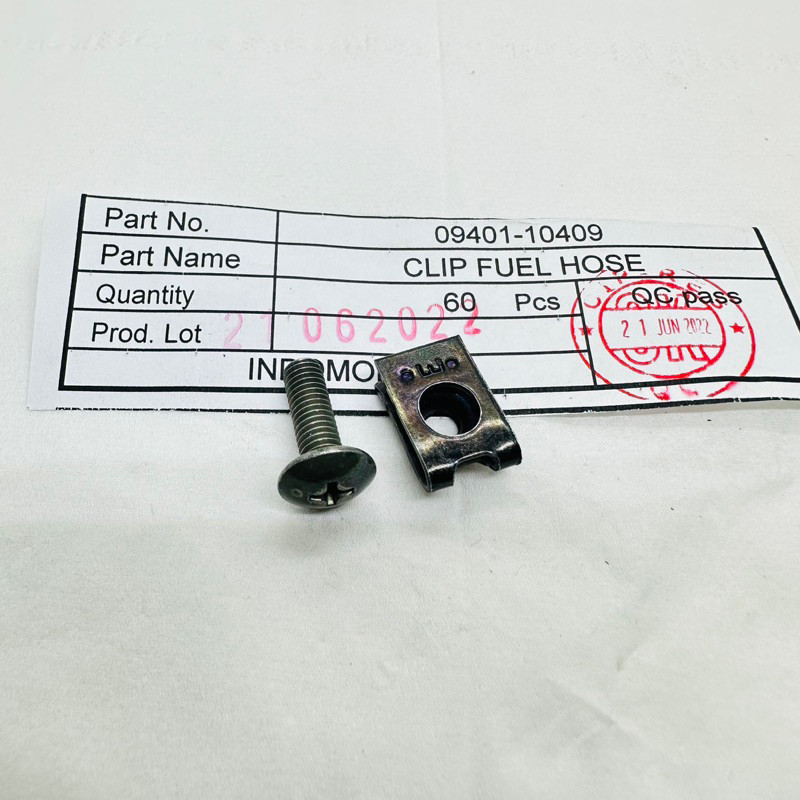 M5 Body Clip Bolts Original 8 Bolts สําหรับ Honda Karisma, Revo, Supra X 12 และรถจักรยานยนต์อื่นๆ