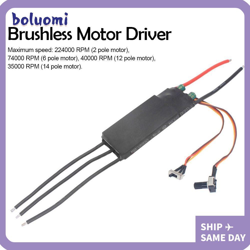 BOLUMI มอเตอร์ไร้แปรงไดร์เวอร์, DC 6-24V 1000W BLDC Hallless DC มอเตอร์ไดรฟ์, DC Brushless ความเร็วส