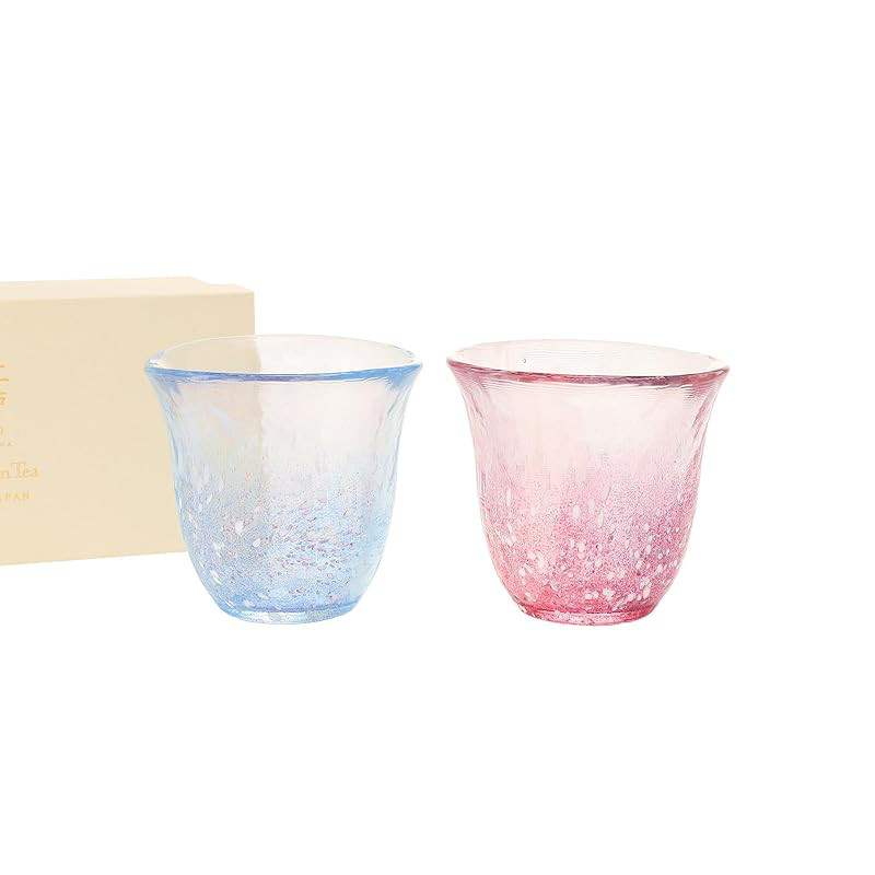 "Afternoon Tea Living Edo Glass Tumbler Pair Set - Pink"