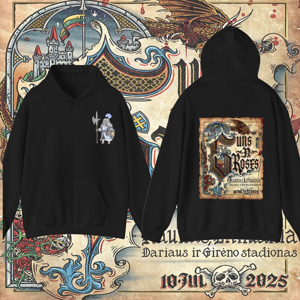 Guns N' Roses Live in Rauma Hoodie  | 2025 Lithuania Tour Edition #GNRTour #RaumaRock