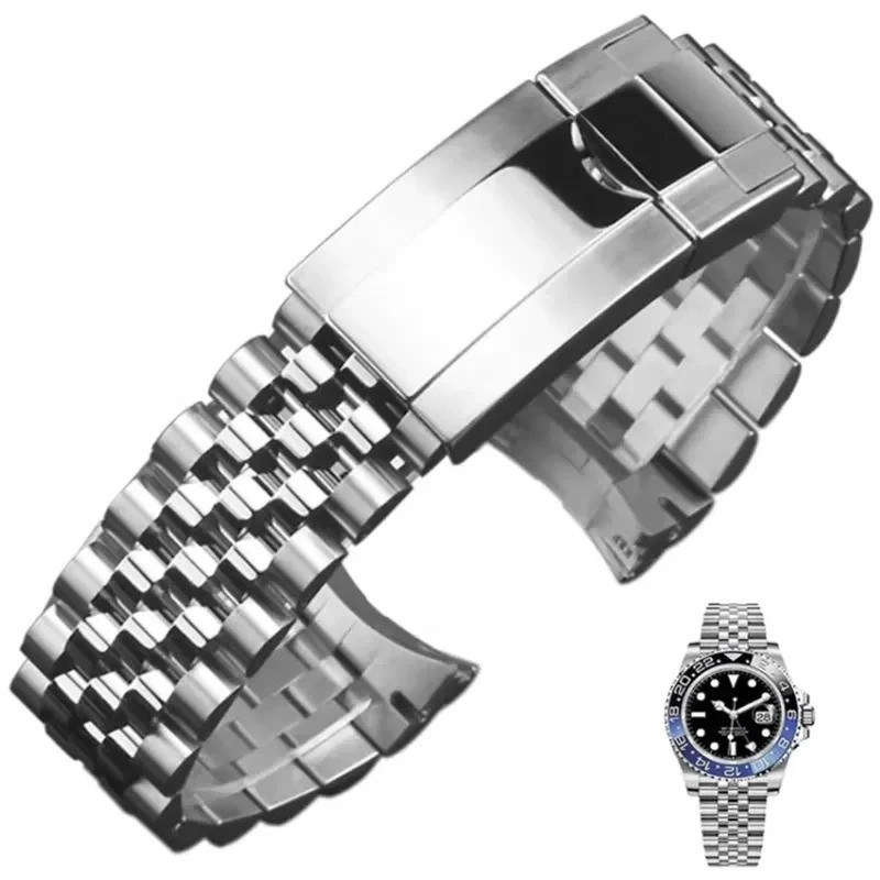 Original-Jubilee สําหรับ Rolex Sub GMT Yacht Daytona 20 มม.ผู้ชายหรูหรานาฬิกาโซ่ Mod อะไหล่เปลี่ยนนา