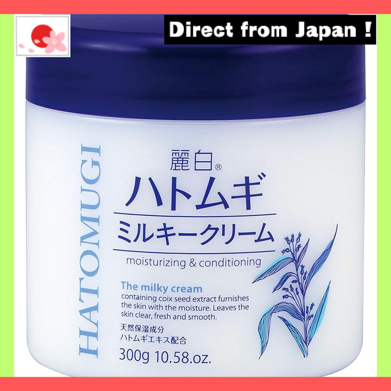 【Japan Original】
Raihaku Job's Tears Milky Cream 300g