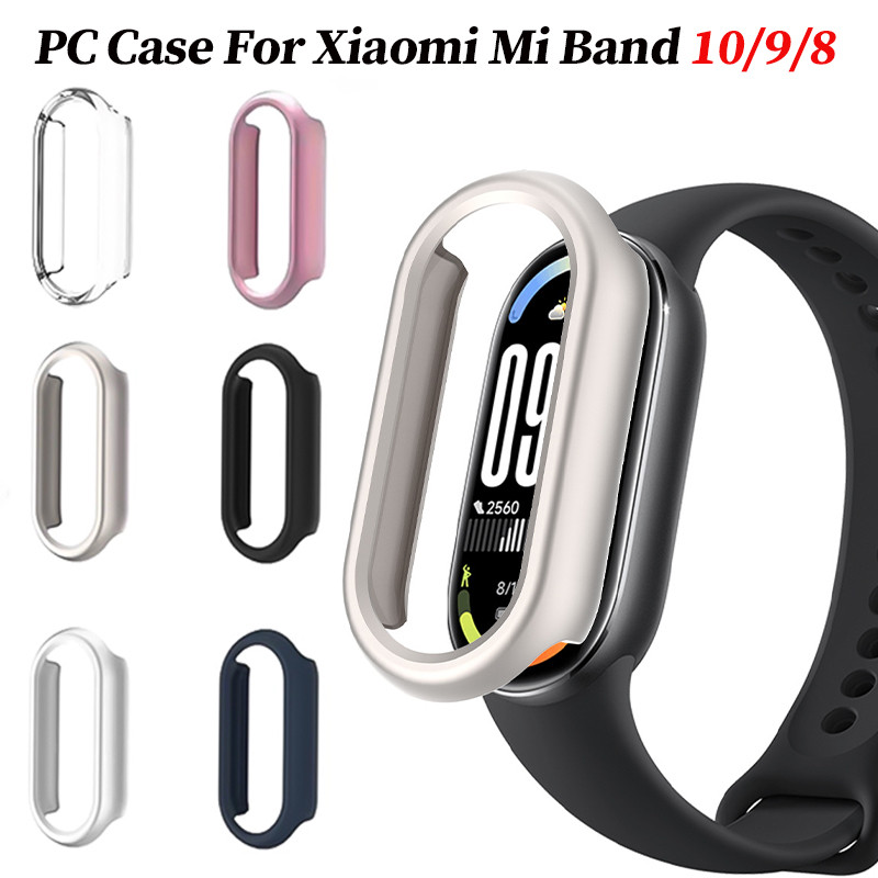 PC สําหรับ Xiaomi Mi Band 9 Smartwatch ป้องกันหน้าจอกันชนสําหรับ Xiaomi Mi Band 9 8 Mi Band 10 กรณี