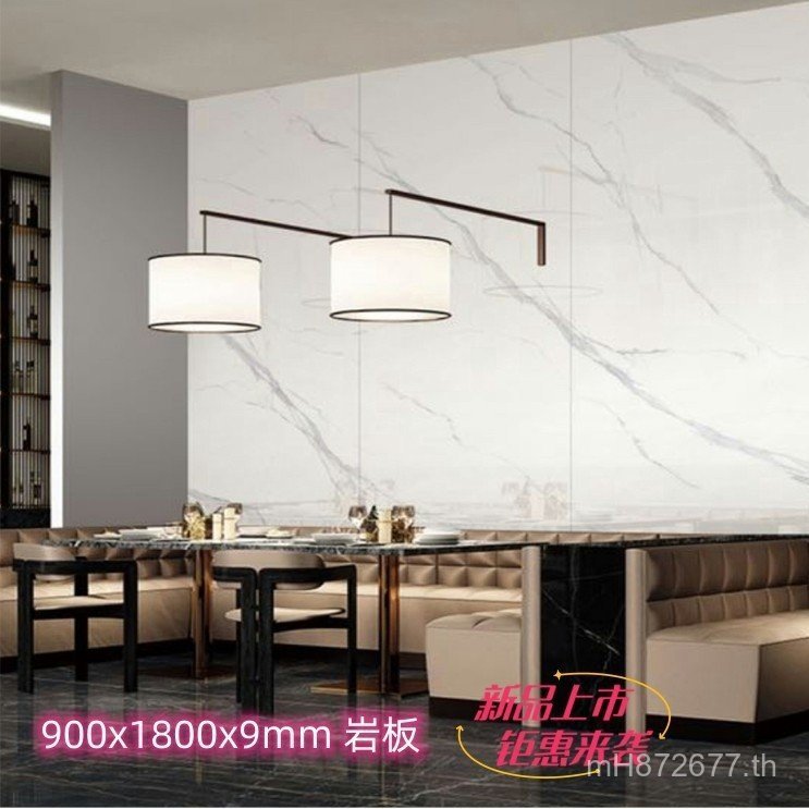 การปรับปรุงบ้าน Slate Tooling ผนังพื้นหลังไม่จํากัดเงา Foshan TV Wall 900X1800x9 กระเบื้องปูพื้นพร้อ